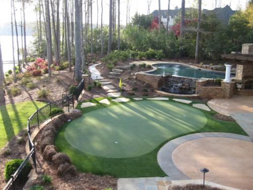 Golf hardscaping